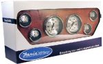 Faria KTF0184 Spun Silver 6 Gauge Set